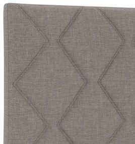 LED Fejvég Gyémánt Blokk Mintázattal Taupe 100 cm Szövet