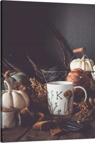 Vászonkép Tökök Retro Vintage Ősz Évszakok 80x120