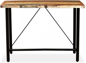 7 részes tömör újrahasznosított fa/valódi bőr bárszett