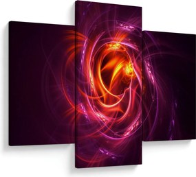 Ragyogó modern absztrakció képe (90x60 cm)