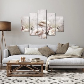 Kép - Rózsaszín bokrok (150x105 cm)