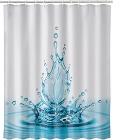 Zuhanyfüggöny - WATER FLOWER - Impregnált textil - 180x200