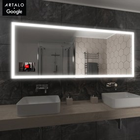 SMART tükör LED világítással M1 prémium + SmartScreen with Google TV