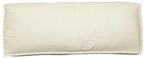Raklap párna háttámlához Krém 120 x 40 x 12 cm Oxford szövet