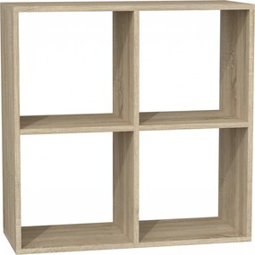 Odell Plus 2X2 polcos íróasztal, 120x76x50 cm, sonoma