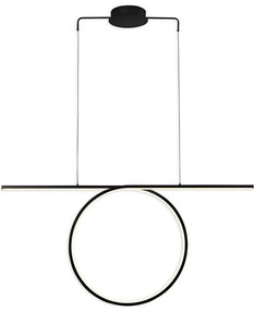 LED csillár kábelen ODETTA LED/42W/230V 4000K fekete