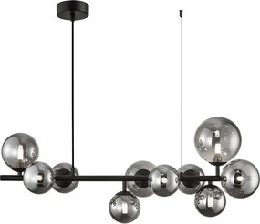 MILAGRO ML0335 MILA Modern Függesztett Lámpa Fekete G9 IP20