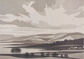 Dekoratív fotótapéta Hálószobába Csendes tájkép 208x146