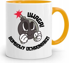 Őrző-védő Bögre Sárga Ajándék fényképes nyomattal