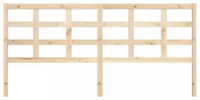 tömör fenyőfa ágyfejtámla 205,5x4x100 cm