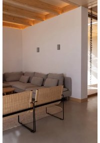 FARO 40540 - Fali lámpa SOLE 2xGU10/8W/230V szürke kerek