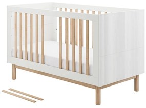 Fehér babaágy 70x140 cm Miloo – Pinio