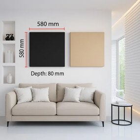 Akusztikus panel SILENCE 58x58 cm bézs