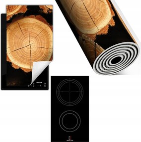 Indukciós Védőszőnyeg Konyhapult 30x52 Fa