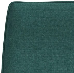 sötétzöld szövetpad 100 x 75 x 76 cm