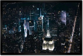 Poszterek keretben 60x40 New York felülnézet