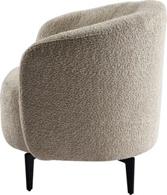 Fotel, bézs/fekete, PRESO