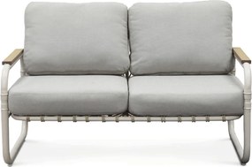 Kerti bútor garnitúra, fém, bézs, AZS-L1913 CRM