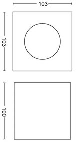 Philips 50491/30/P0 - LED Dimmelhető lámpa MYLIVING BOX 1xLED/4,5W/230V