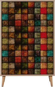 Mega Sonoma Oak Cubes szekrény