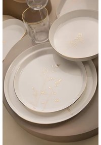Étkészlet 27 db fehér/arany/porcelán