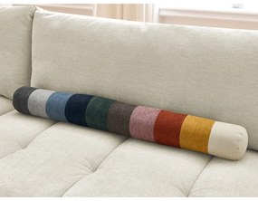 Bézs kinyitható-tárolóhelyes sarokkanapé (bal oldali-L alakú) Fuji – Bobochic Paris