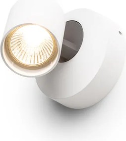 RENDL DUGME I fehér/antracitszürke 230V GU10 35W