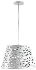 ONLI - Csillár zsinóron RICKY 1xE27/15W/230V átm. 40 cm fehér