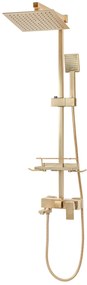Zuhanyszett REA JACK BRUSHED GOLD