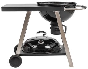 MIR709 Faszenes grill polccal és kerekekkel 56 cm