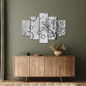 Absztrakt kép a fák (150x105 cm)