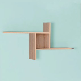 Fali polc 50x100 cm barna