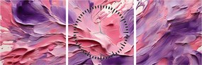 Kép - Romantikus absztrakció (órával) (90x30 cm)