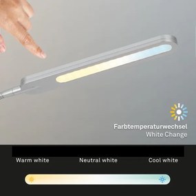 Briloner 7389-014 - LED Dimmelhető asztali lámpa SERVO LED/8W/230V 3000/6500K