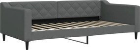 vidaXL sötétszürke szövet kanapéágy 100 x 200 cm