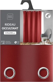 Piros sötétítő függöny 135x240 cm Occult – douceur d'intérieur