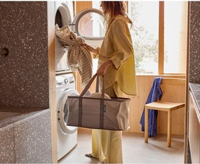 Szürke textil összecsukható szennyeskosár 35 l Duo – Joseph Joseph