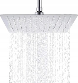 Zuhany esőztető 30x30 cm slim szögletes króm 144 fúvóka 1/2"