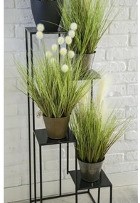 Virágállvány 100x40 cm fekete