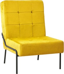 vidaXL mustársárga bársony pihenőszék 65 x 79 x 87 cm