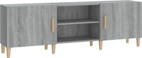 vidaXL szürke sonoma színű szerelt fa TV-szekrény 150x30x50 cm