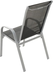 Garthen 2 db egymásra rakható kerti szék magas háttámlával