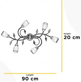 ONLI - Mennyezeti lámpa LILIANA 6xE14/6W/230V