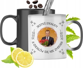 Donald Tusk Színváltó Mágikus Bögre fényképes nyomtatással