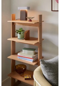 Natúr színű polcos állvány tölgyfa dekorral 59x142 cm Forma – Hübsch