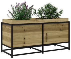 impregnált fenyőfa kerti virágláda 100 x 40 x 50 cm