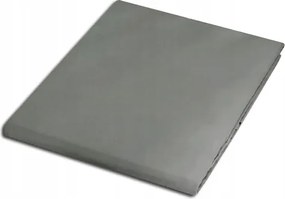 Szatén lepedő gumi nélküli200x220 hamuszürke