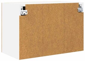 Függő szekrény Riga 2 pcs Sonoma tölgy és fehér 60 x 31 x 40 cm