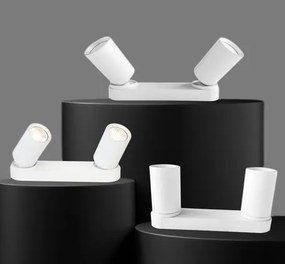UNIVERSO Spot lámpatest 2xGU10 Max.35w IP20 Fehér 260x60x25mm