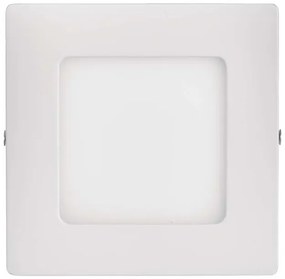 LED panel 120×120, négyzet alakú, süllyeszthető, fehér, 6W meleg fehér 70922